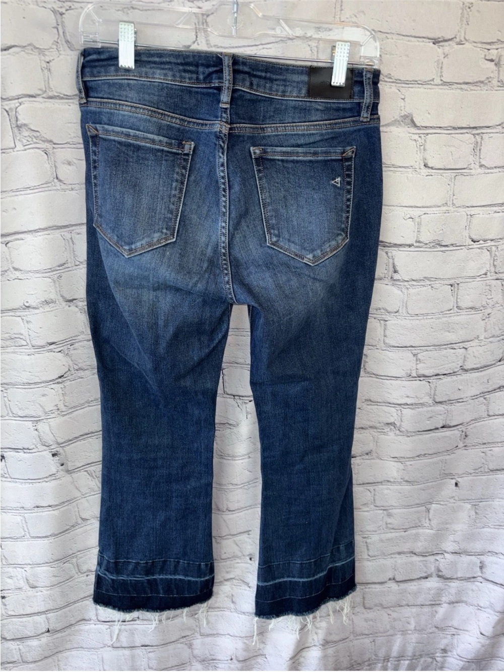 Hidden Boot Cut Frayed Hem Women’s Jeans Size 28 Pockets High Rise Boho - Picture 4 of 6
